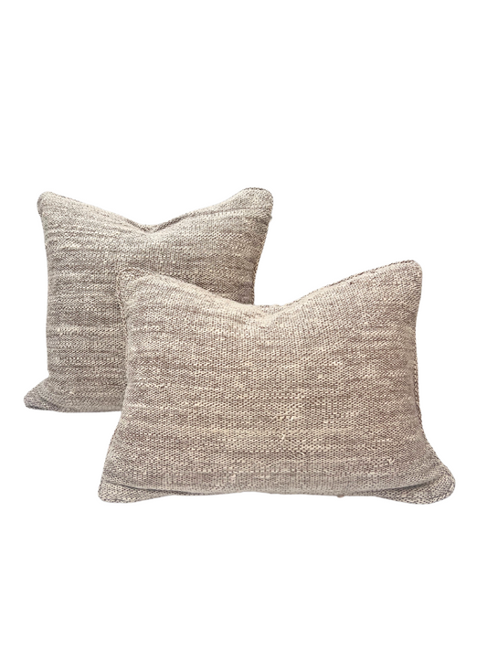 Handwoven Oatmeal Cushion Set - NEW!